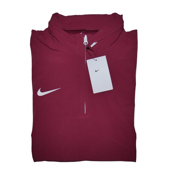 Nike Coaches Short Sleeve Jacket Men's Size M Water Repellent Dark Team Red NWT - Picture 10 of 10